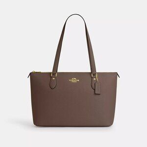 Coach Gallery Tote - Stone - NWT